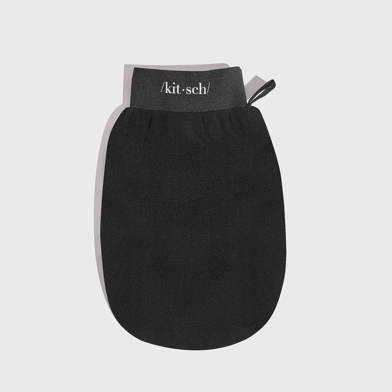 KITSCH Exfoliating Gloves 2pc Set - Black & Terracotta