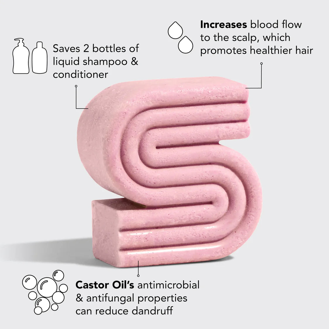 KITSCH CASTOR OIL NOURISHING SHAMPOO BAR