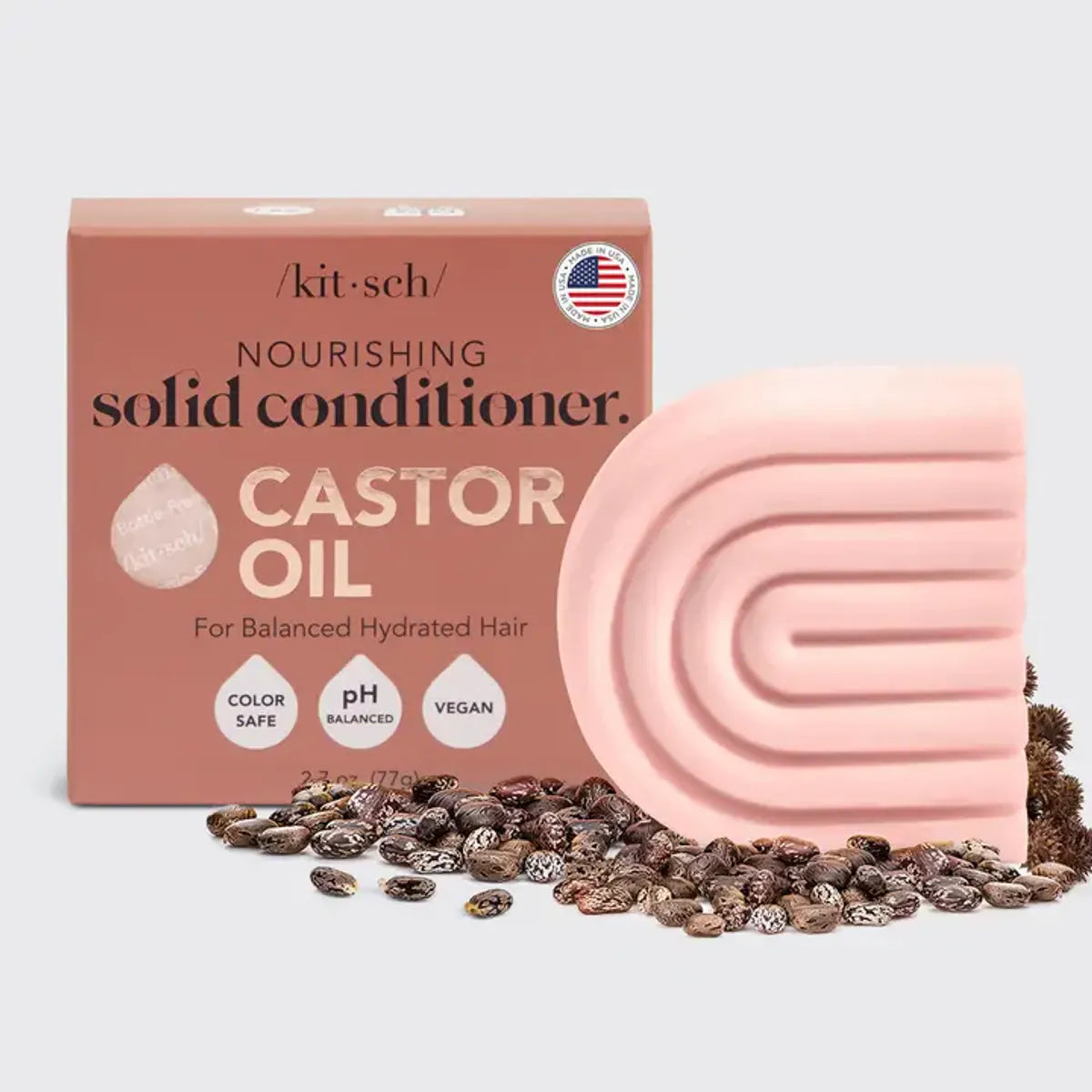 KITSCH Castor Oil Nourishing Conditioner Bar 77g / Kitsch